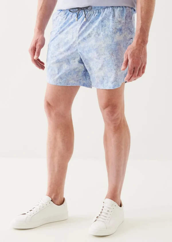 PATRICK ASSARAF Abstract Print Swim Short | Men Bottoms