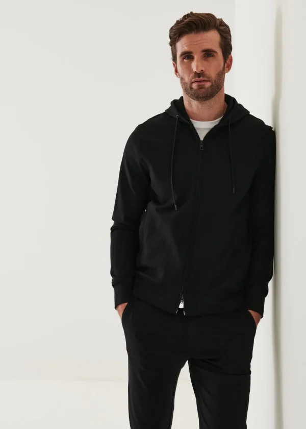 PATRICK ASSARAF Active Full Zip Hoodie | Men Sweatshirts & Hoodies