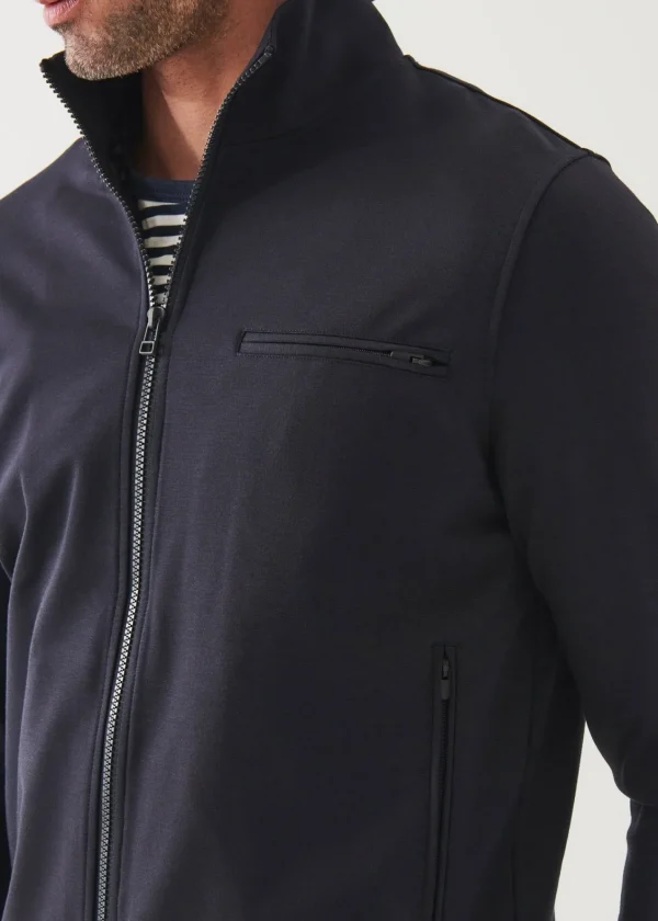 PATRICK ASSARAF Active Full Zip Track Jacket | Men Outerwear