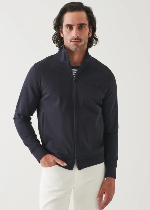 PATRICK ASSARAF Active Full Zip Track Jacket | Men Outerwear