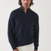 PATRICK ASSARAF Active Quarter Zip | Men Sweatshirts & Hoodies