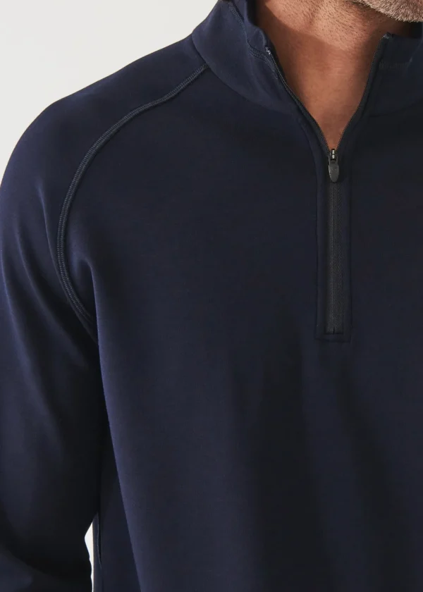 PATRICK ASSARAF Active Quarter Zip | Men Sweatshirts & Hoodies