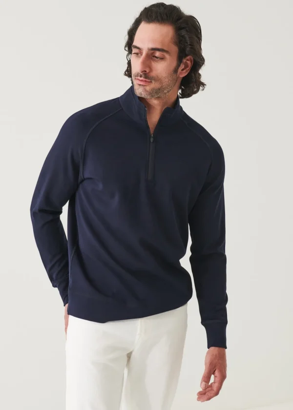 PATRICK ASSARAF Active Quarter Zip | Men Sweatshirts & Hoodies