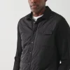 PATRICK ASSARAF Active Quilted Shirt Jacket | Men Outerwear