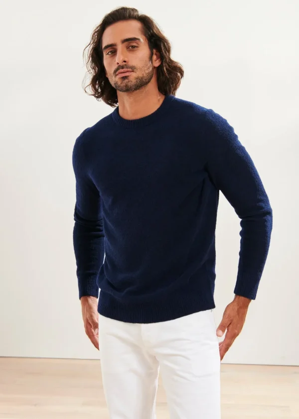 PATRICK ASSARAF Boucle Merino Crewneck | Men Knitwear