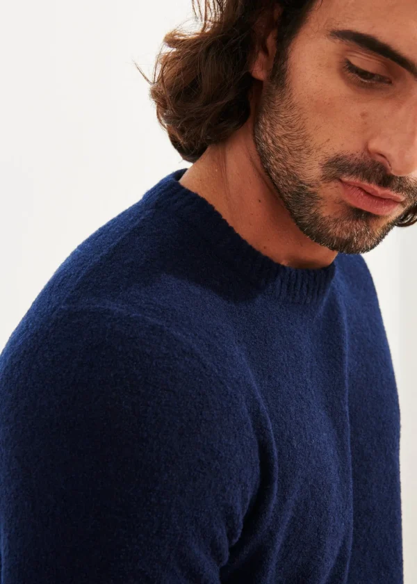 PATRICK ASSARAF Boucle Merino Crewneck | Men Knitwear