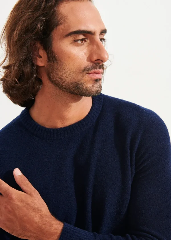 PATRICK ASSARAF Boucle Merino Crewneck | Men Knitwear