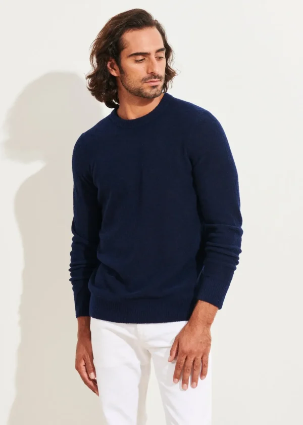 PATRICK ASSARAF Boucle Merino Crewneck | Men Knitwear