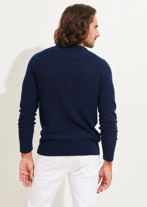 PATRICK ASSARAF Boucle Merino Crewneck | Men Knitwear