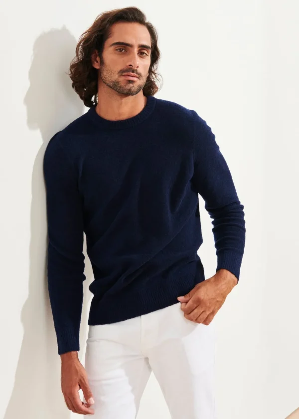 PATRICK ASSARAF Boucle Merino Crewneck | Men Knitwear