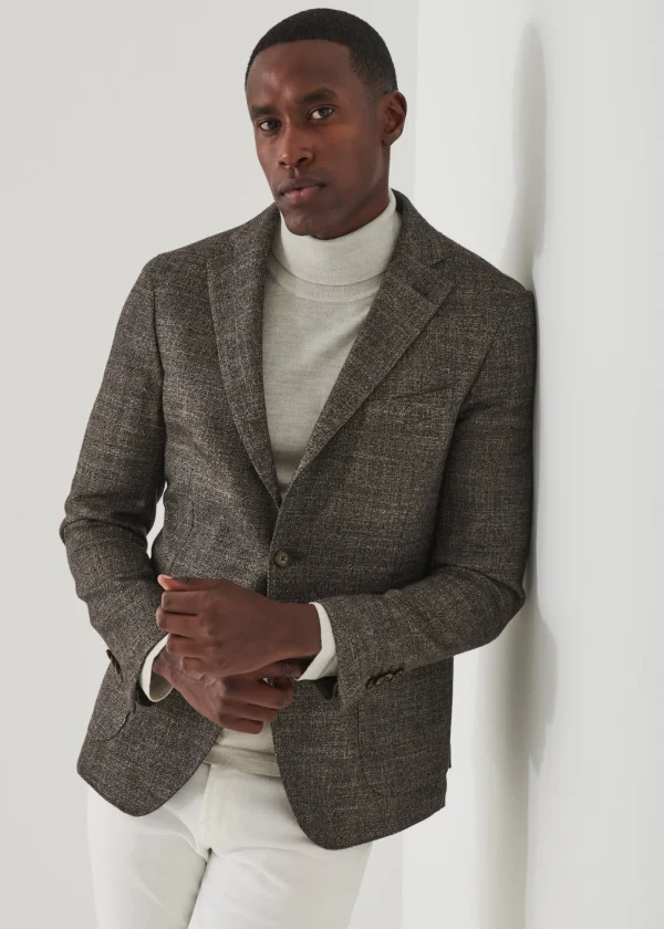 PATRICK ASSARAF Boucle Two-Button Blazer | Men Blazers