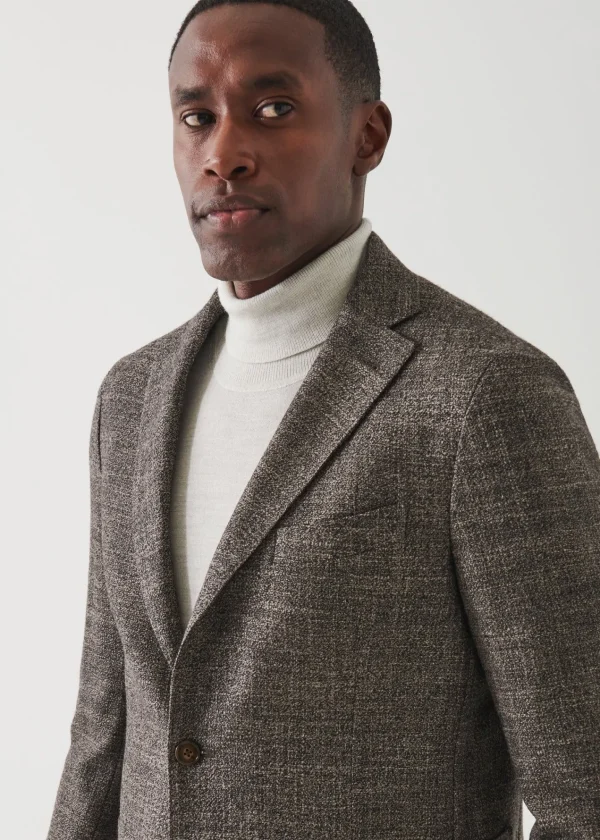 PATRICK ASSARAF Boucle Two-Button Blazer | Men Blazers