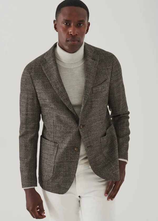 PATRICK ASSARAF Boucle Two-Button Blazer | Men Blazers