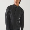 PATRICK ASSARAF Button Front Half Milano Cardigan | Men Knitwear