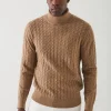 PATRICK ASSARAF Cable Knit Turtleneck | Men Knitwear