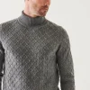 PATRICK ASSARAF Cable Knit Turtleneck | Men Knitwear