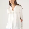 PATRICK ASSARAF Camp Collar Silk Shirt | Women Shirts