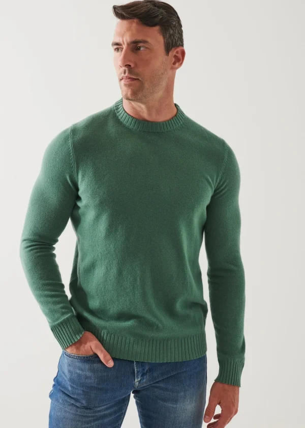 PATRICK ASSARAF Cashmere Blend Crewneck | Men Knitwear