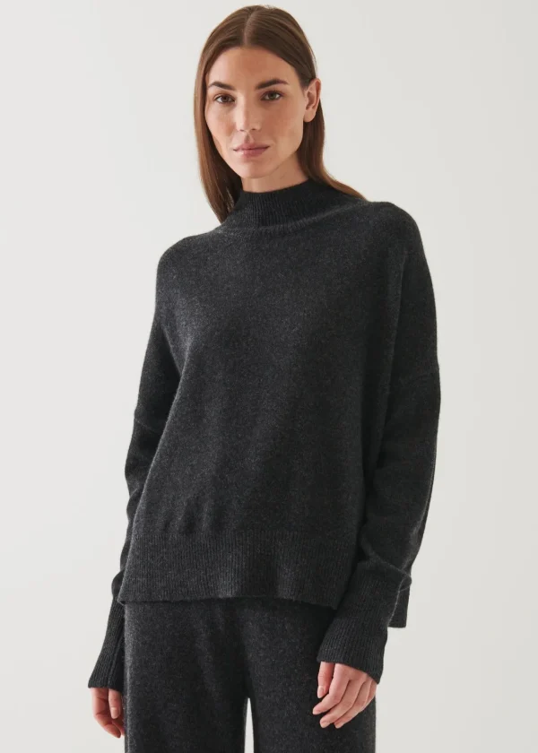 PATRICK ASSARAF Cashmere Mock Neck | Women Knitwear