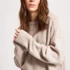 PATRICK ASSARAF Cashmere Raglan Crewneck | Women Knitwear