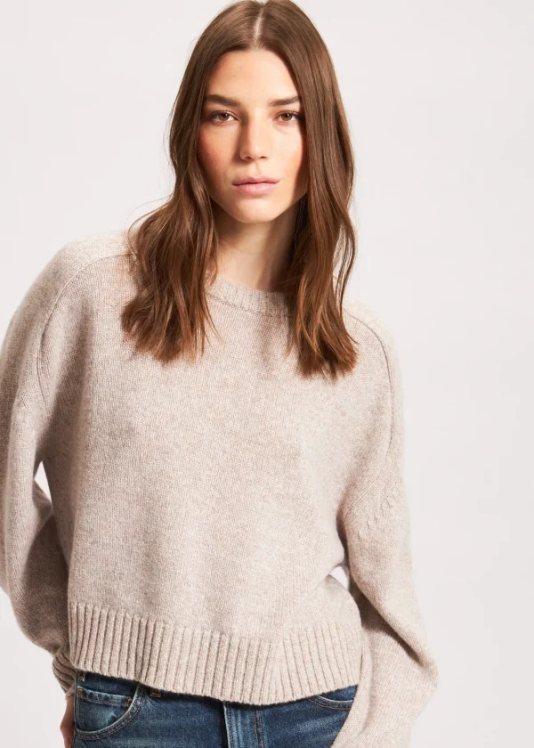 PATRICK ASSARAF Cashmere Raglan Crewneck | Women Knitwear