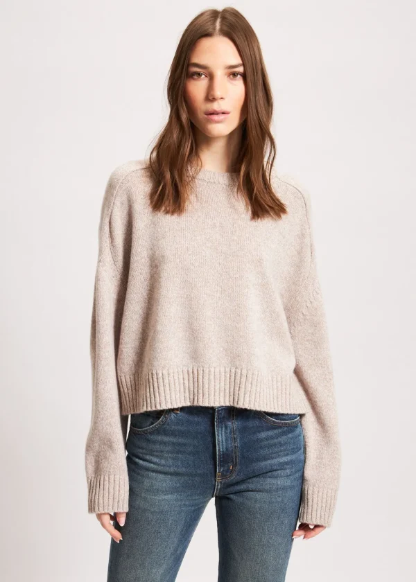 PATRICK ASSARAF Cashmere Raglan Crewneck | Women Knitwear