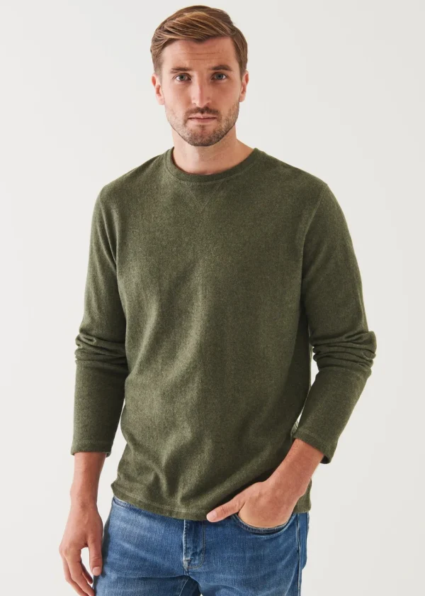 PATRICK ASSARAF Cashmere Sweatshirt | Men Knitwear