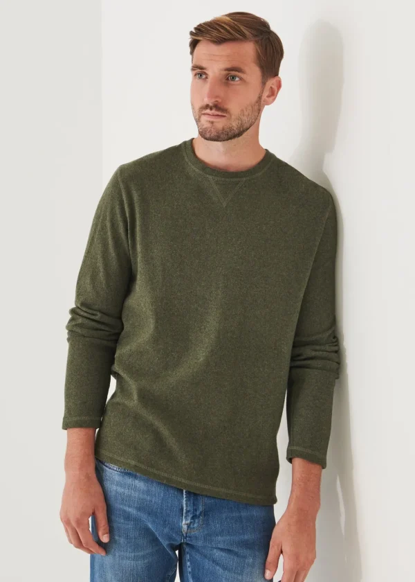 PATRICK ASSARAF Cashmere Sweatshirt | Men Knitwear