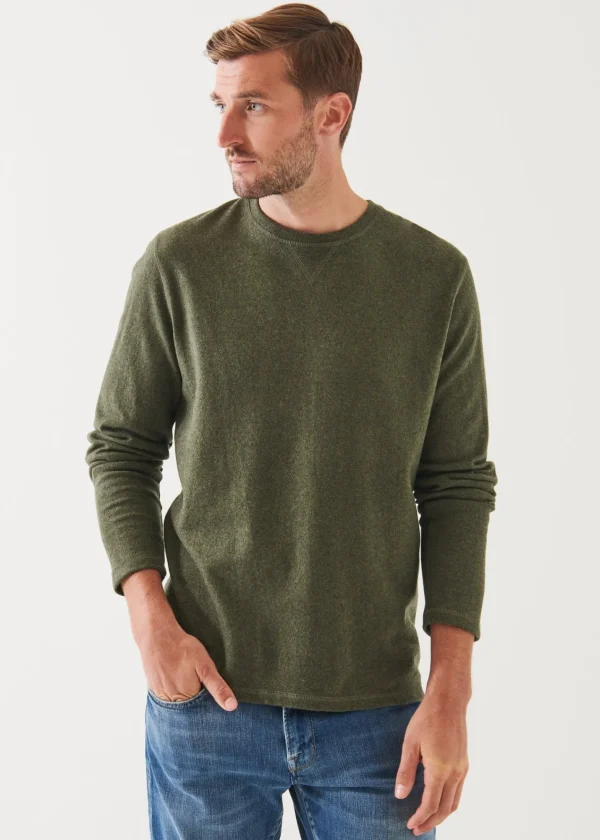 PATRICK ASSARAF Cashmere Sweatshirt | Men Knitwear