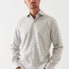 PATRICK ASSARAF Checked Flannel Cotton Shirt | Men Shirts