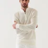 PATRICK ASSARAF Cotton Blend Quarter Zip | Men Knitwear