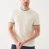 PATRICK ASSARAF Cotton Blend Short Sleeve Crewneck | Men Knitwear