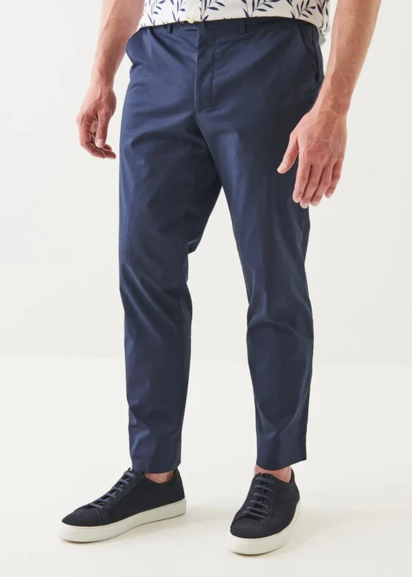 PATRICK ASSARAF Cotton Blend Slim Pant | Men Bottoms