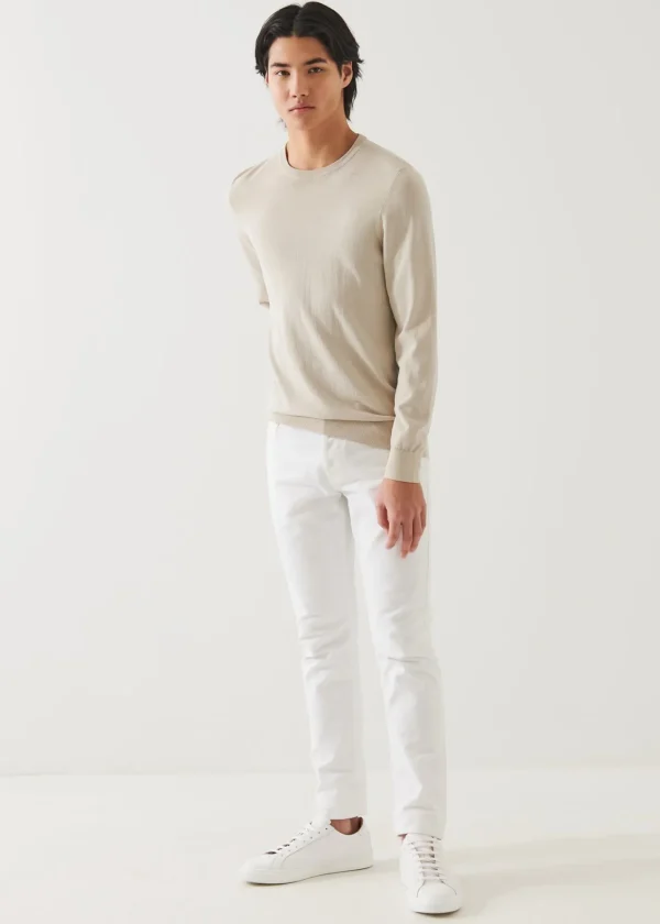 PATRICK ASSARAF Cotton Crewneck | Men Knitwear