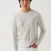 PATRICK ASSARAF Cotton Cupro Crewneck | Men Knitwear