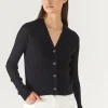 PATRICK ASSARAF Cotton Cupro Ribbed Cardigan | Women Knitwear