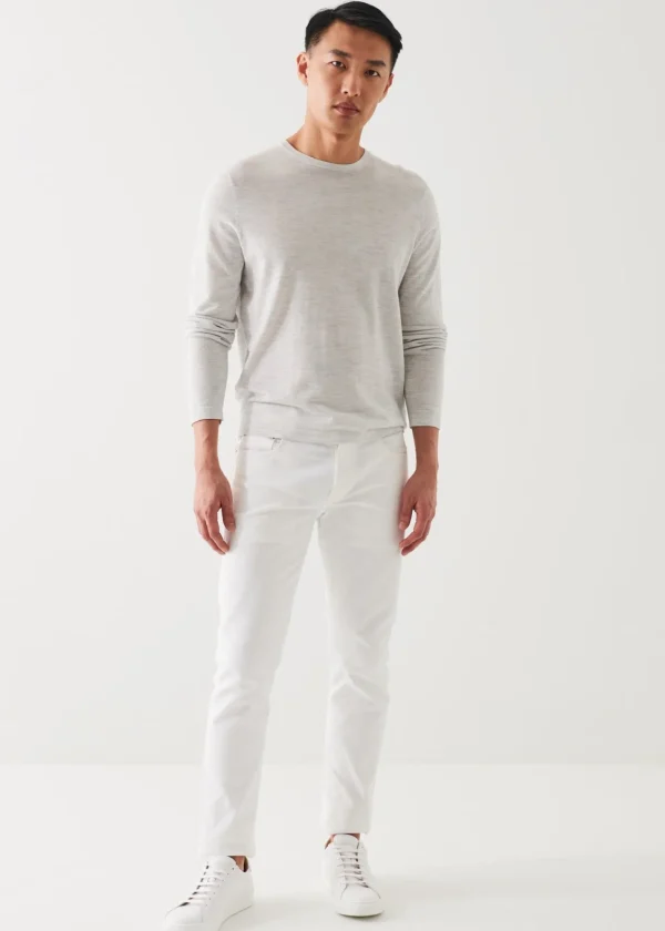 PATRICK ASSARAF Cotton Silk Blend Sweater | Men Knitwear