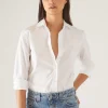 PATRICK ASSARAF Cotton Stretch Classic Shirt | Women Shirts