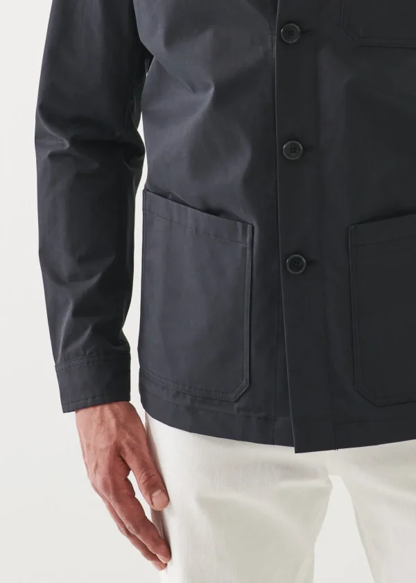 PATRICK ASSARAF Cotton-Nylon Blend Shirt Jacket | Men Outerwear