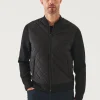 PATRICK ASSARAF Diamond Quilted Zip-Up Bomber Jacket | Men Outerwear