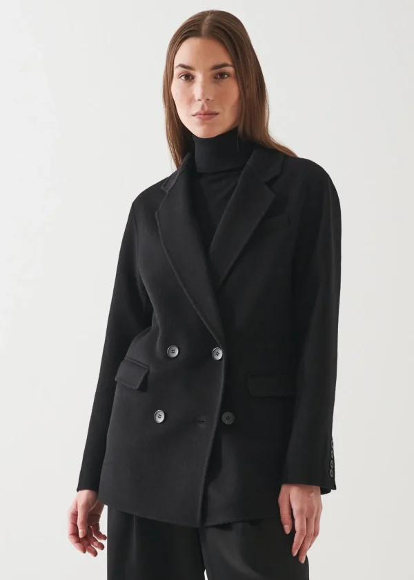 PATRICK ASSARAF Double Breasted Cashmere Blazer | Women Outerwear