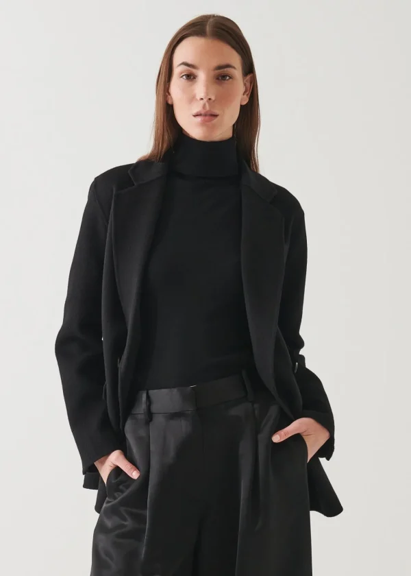 PATRICK ASSARAF Double Breasted Cashmere Blazer | Women Outerwear