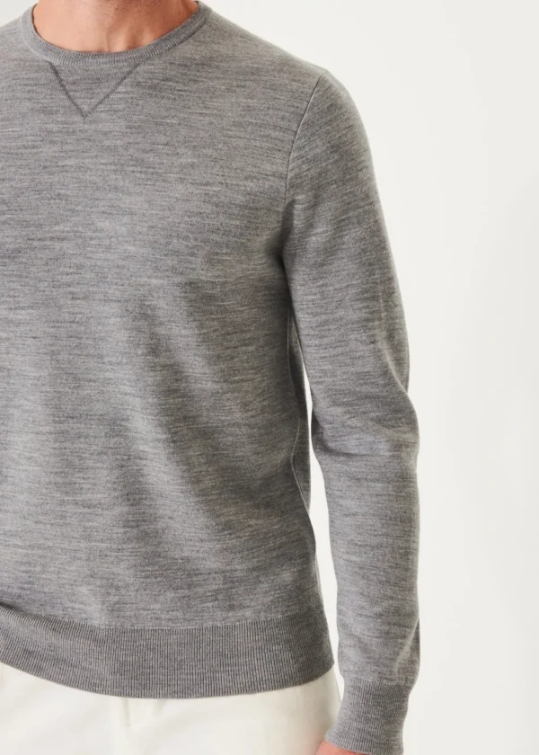 PATRICK ASSARAF Double Face Crewneck | Men Knitwear