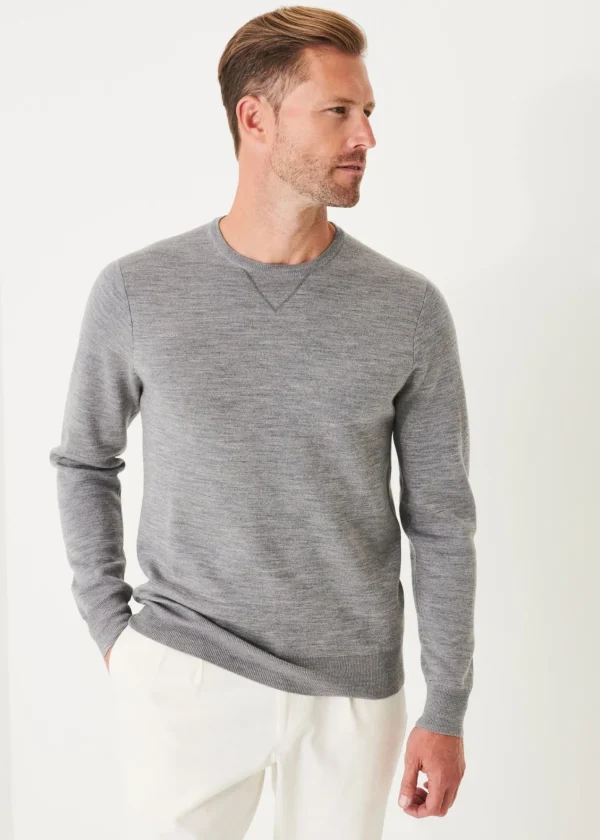 PATRICK ASSARAF Double Face Crewneck | Men Knitwear