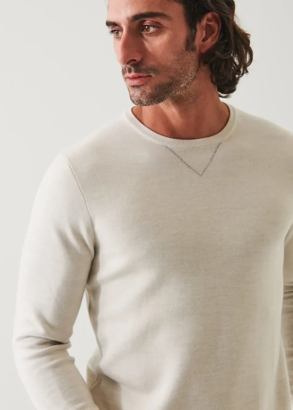 PATRICK ASSARAF Double Face Crewneck | Men Knitwear