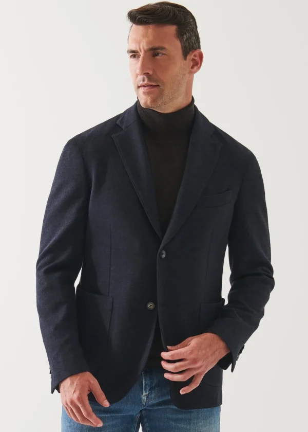 PATRICK ASSARAF Double Face Two-Button Blazer | Men Blazers