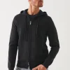 PATRICK ASSARAF Double Face Zip-Up Hoodie | Men Knitwear