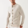 PATRICK ASSARAF Double-Face Button Cardigan | Men Knitwear