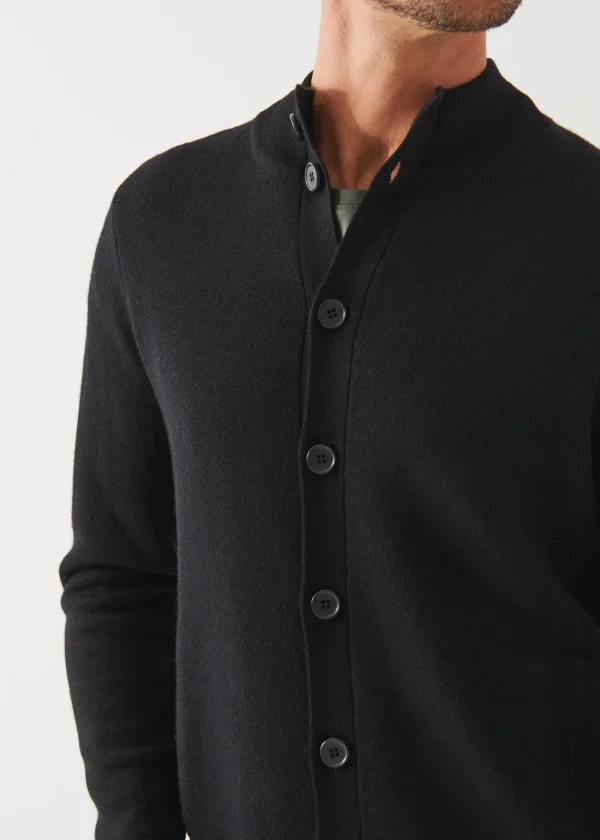 PATRICK ASSARAF Double-Face Button Cardigan | Men Knitwear