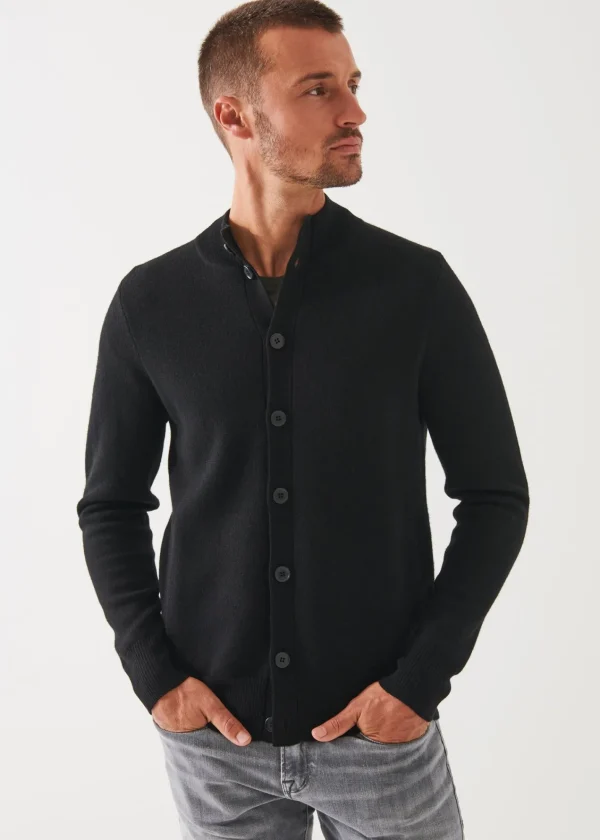 PATRICK ASSARAF Double-Face Button Cardigan | Men Knitwear